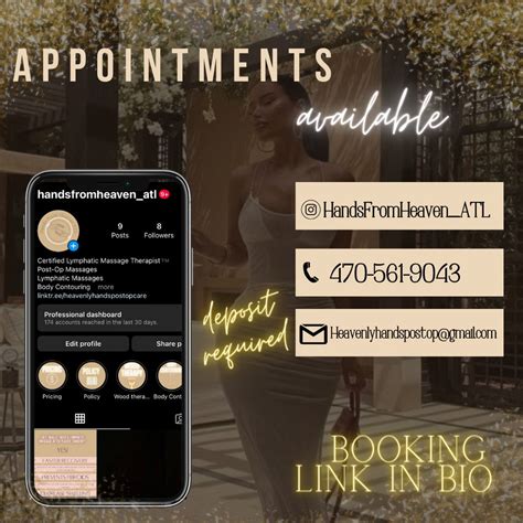 Hands From Heaven Atl Updated October 2024 Atlanta Georgia Massage Therapy Hours