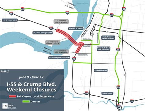 I-55 Mississippi River Bridge Closure