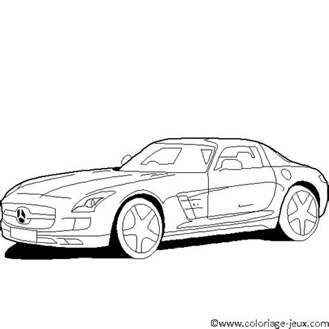 Coloriage Mercedes sport dessin gratuit à imprimer