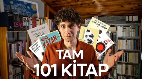 TÜM ZAMANLARIN EN İYİ LİSTESİ 101 Kitap Önerisi YouTube