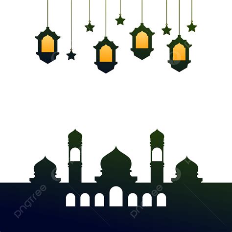 Linterna Vector Png Islámico Con Mezquita Para Ramadán Png Mezquita