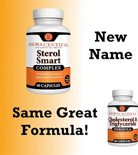 Cholesterol Lowering Supplement Lower Triglycerides Natural Sterol Complex Ebay