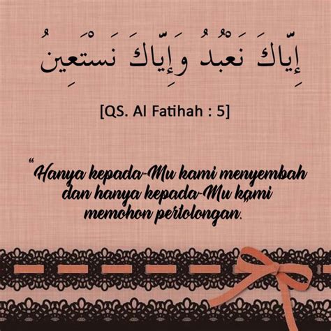 Mintalah Pertolongan Hanya Kepada Allah Nasihat Sahabat