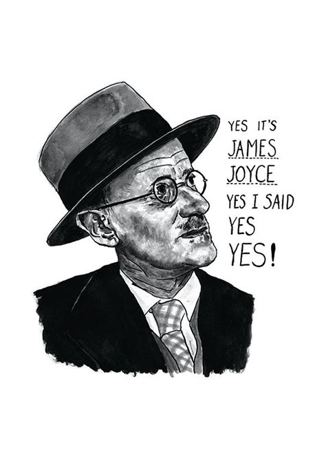 James Joyce Ulysses Portrait Poster Print Great Irish Writer Literary ...