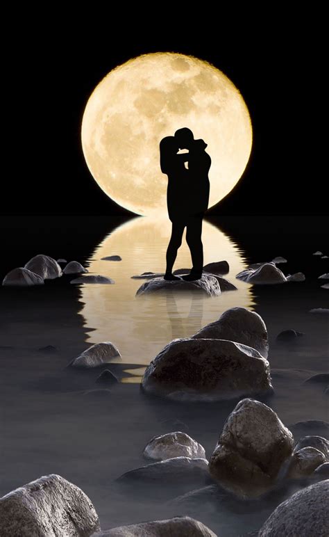 Moonlight Couple Wallpapers - Wallpaper Cave