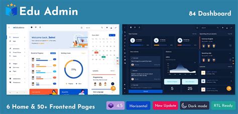 Lms Dashboard Online Education Courses Html Templates Admin Theme