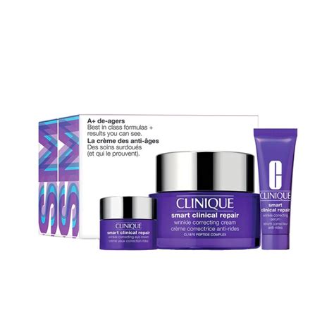 Ripley SET CLINIQUE CREMA FACIAL ANTIEDAD SMART CLINICAL REPAIR 30 ML