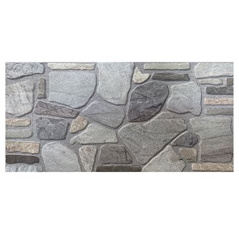 Dundee Deco D Wall Panels Cladding Grey Mauve Blue Stone Look Wall