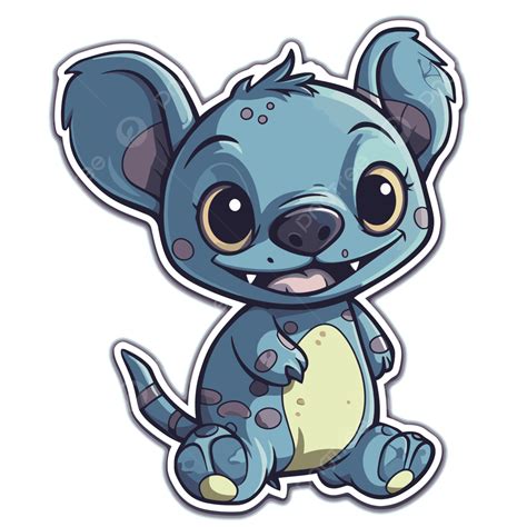 Stitch Sticker Vector Adobe Sticker Shop Clipart Stitch Sticker PNG