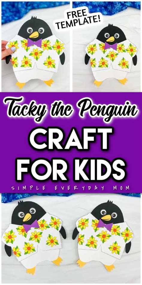 Tacky The Penguin Inspired Craft For Kids Free Template En 2024