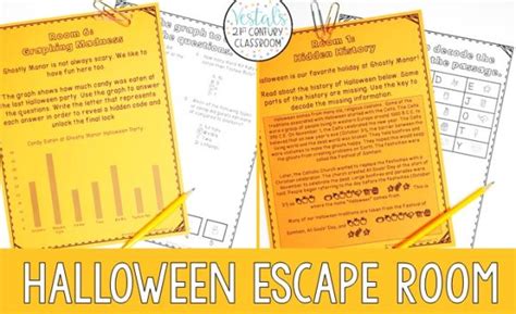 Halloween Escape Room Classroom Activity