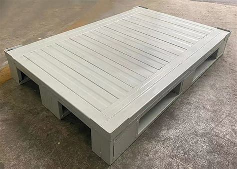 Mild Metal Galvanized Steel Pallet Heavy Duty 1200x1000mm