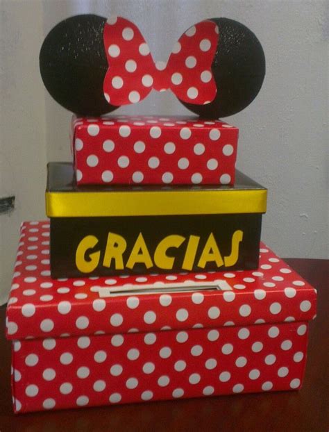 Minnie Mouse Box Template Hacer Cajas De Regalo Moldes Dad In