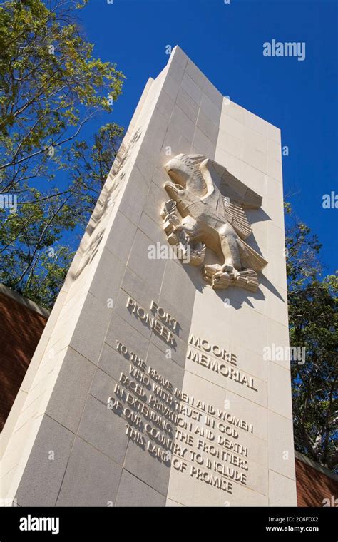 Fort Moore Pioneer Memorial, Chinatown, Los Angeles, California, USA ...