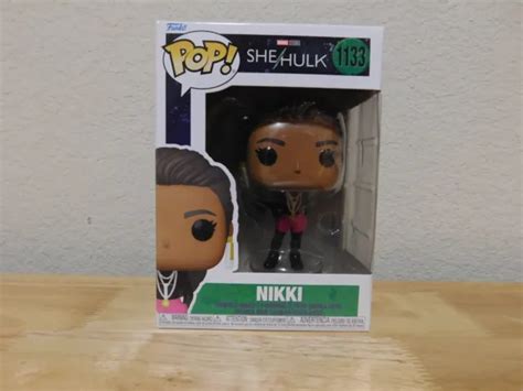 NEW FUNKO POP Marvel She Hulk 1133 Nikki Bobble Head Figure EUR 2 79