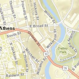 Map Of Downtown Athens Ga - Maping Resources