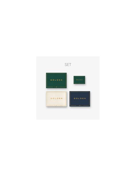 4SET JUNG KOOK Solo Album GOLDEN SET Ver 3CD Weverse Albums Ver