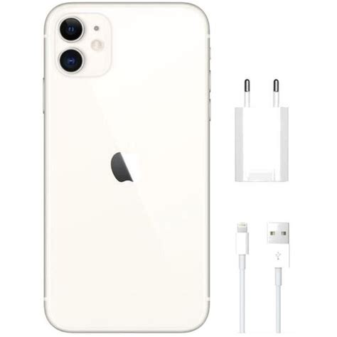 APPLE iPhone 11 64 Go Blanc Reconditionné Très bon état Cdiscount