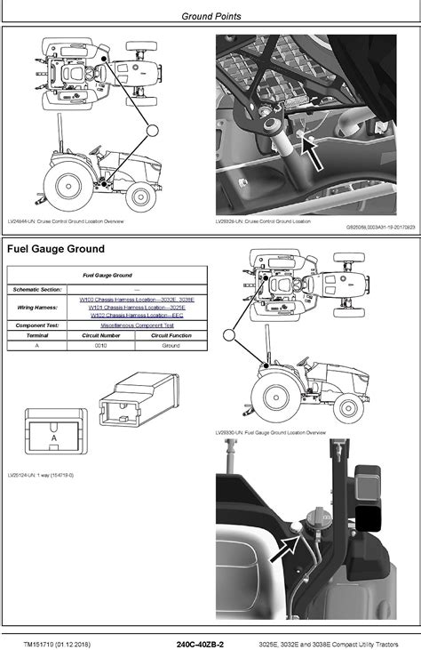 John Deere 3025E 3032E 3038E SN HJ 000001 Compact Utility