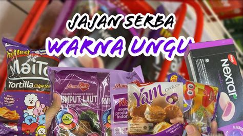 Beli Jajan Serba Warna Ungu Hunting Jajanan Ungu Di Supermarket Youtube