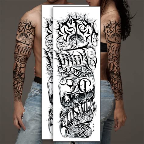 Sheets Full Arm Temporary Tattoo Sexy D Fake India Ubuy