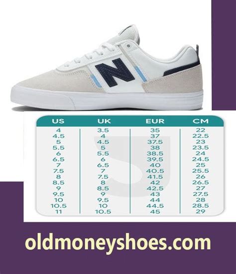 New Balance Size Chart | New balance, On shoes, Long toes