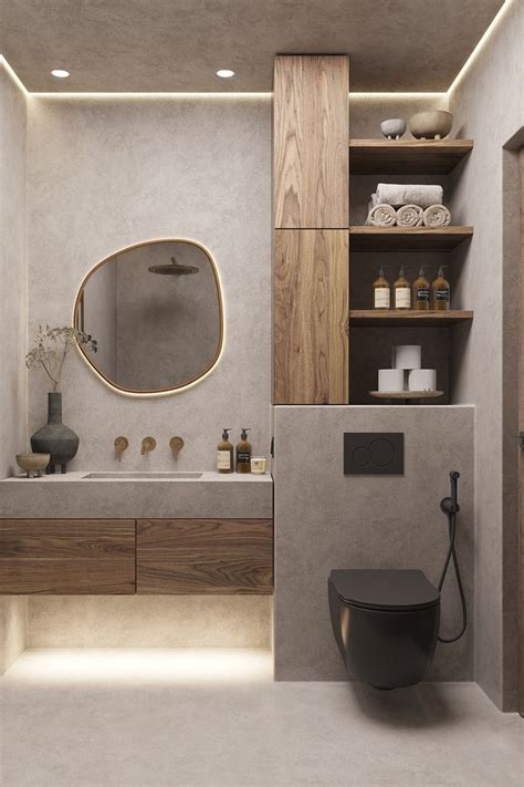 Modern Small Bathroom Design Elegant Organization Brown Small Bathrooms Brown Bathrooms Designs