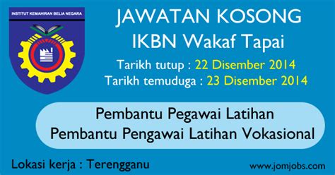 Institut Kemahiran Belia Negara Jawatan Kosong