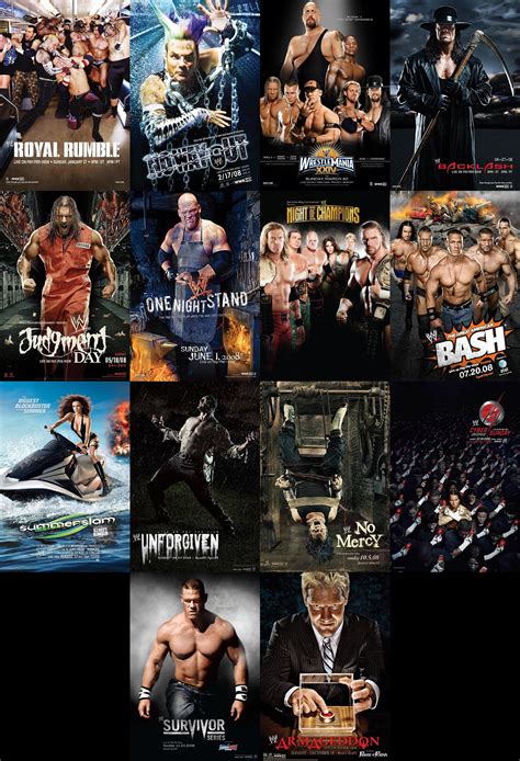 2008 was the peak of WWE PPV posters : r/SquaredCircle