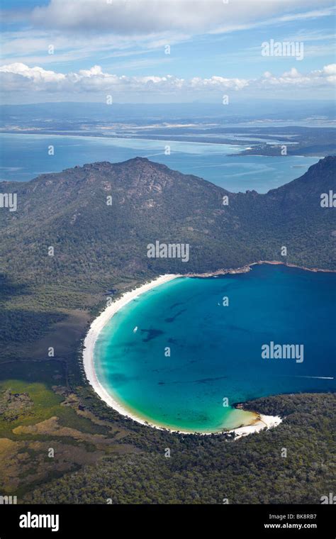 Wineglass Bay And The Hazards Freycinet National Park Freycinet