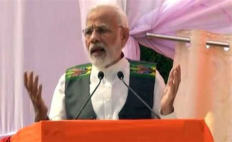 Narendra Modi Addresses A Rally In Poll Bound Mizoram Slams Congress