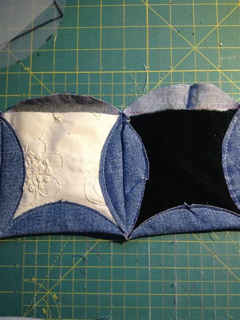 Beginning Mock Cathedral Window Quilt With Denim Specialty Fabrics