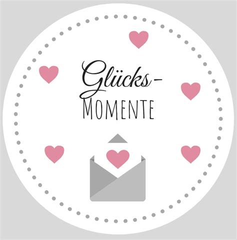 Glücksmomente Glas Vorlage Glucksmomente Sammeln Mit Vorlage Mit