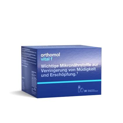 Orthomol Vital F Mikron Hrstoffe F R Frauen Bei M Digkeit Und