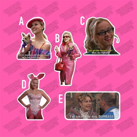 Legally Blonde Stickers Etsy