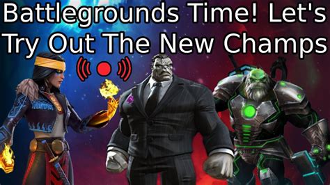 Live Battlegrounds Let S Try The New Champs Rank Ups Part 2 Marvel