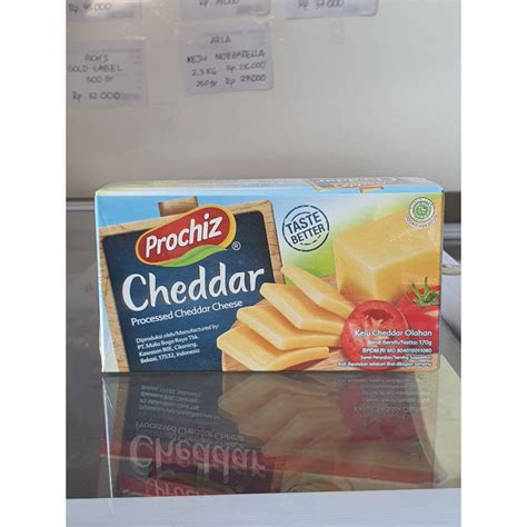 Jual Keju Cheddar Prochiz 170g Processed Cheddar Cheese Indonesia