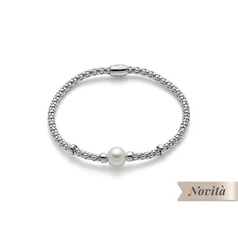 Bracciale Di Perle Miluna In Argento Pbr M