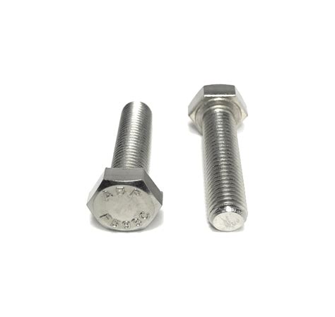 516 24×34 Hex Head Cap Screws 18 8 Stainless Steel Unf 25 Pieces