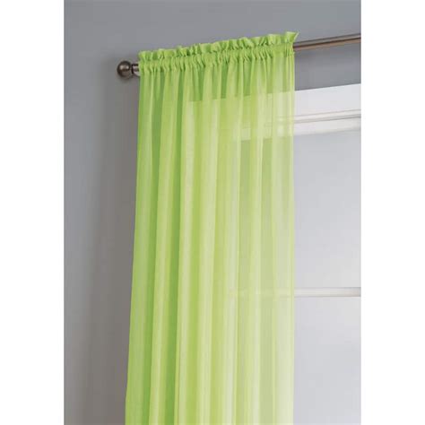 Window Elements Diamond Sheer Voile Extra Wide 56 Inch Wide Rod