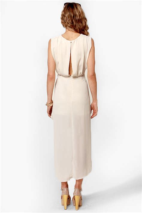 Sexy Ivory Dress Midi Dress Sleeveless Dress 4500