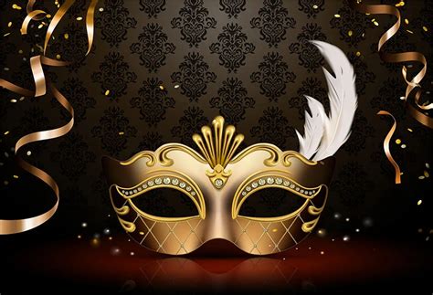 Gold Masquerade Wallpaper