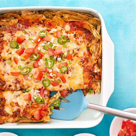 Green Chile Chicken Tortilla Casserole Recipe Eatingwell