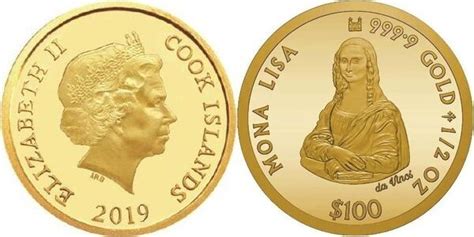 Dollars Elizabeth Ii Mona Lisa Cook Islands Numista