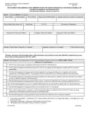 Fillable Online Transition Fcc Equipment Authorization Importation