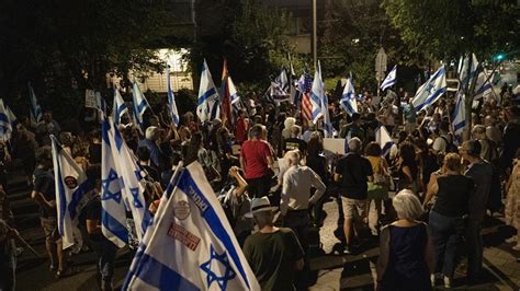 Tens Of Thousands Of Israelis Take To Streets For 28th Straight Week To