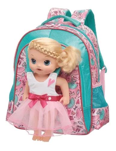 Mochila E Estojo Baby Alive Ballet Escolar Costa Tamanho G