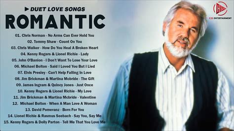 Top Duets Love Songs 80s 90s Kenny Rogers James Ingram Peabo Bryson Relaxing Oldies Love