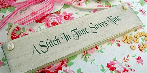 A Stitch in Time Saves Nine’ – Meaning and Expansion of the Proverb ...