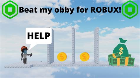 Obby Creator Beat My Obby To Win Robux Youtube